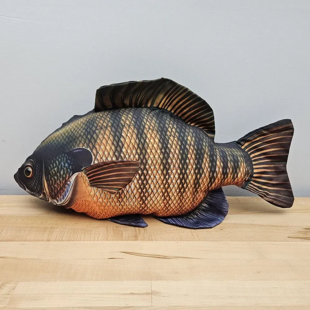 Cabin Critters Bluegill Realistic Large Fish Pillow Plush Vintage 22